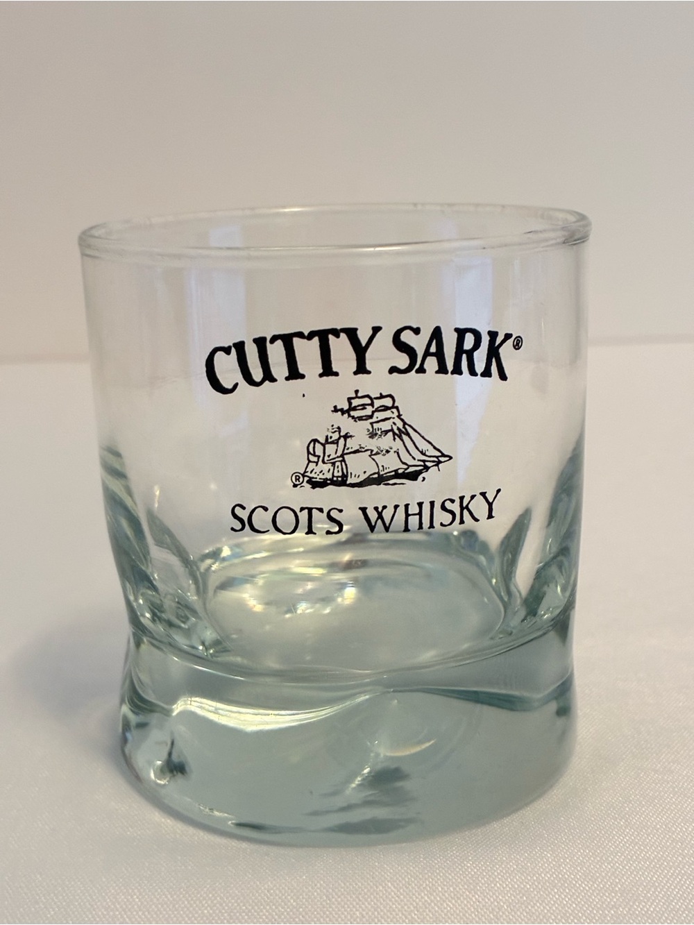 Cutty Sark Scots Whiskey Lowball Rocks Glass Barware